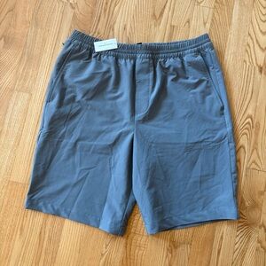 Banana Republic Mens Shorts Gray M Slim Fit Short Moisture Wicking Quick Dry New